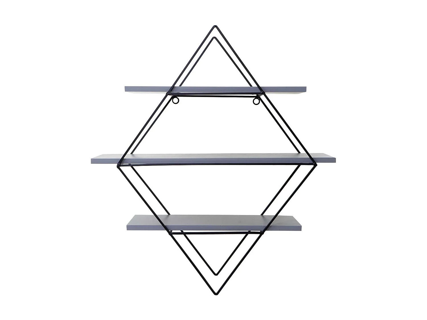 Wandplank MCW-A80,  grijs-blauw