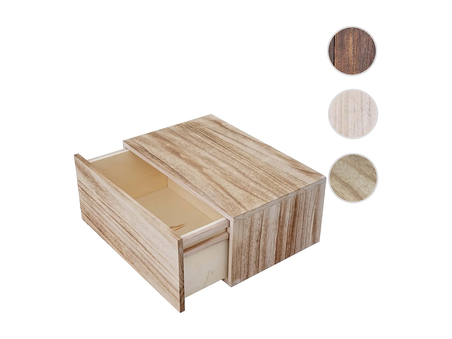 Étagère murale MCW-C55,  brun naturel