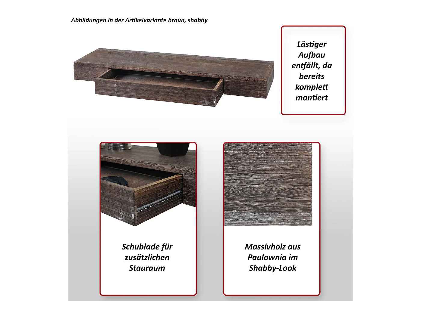 Wandrek MCW-H37 lade,  zwart