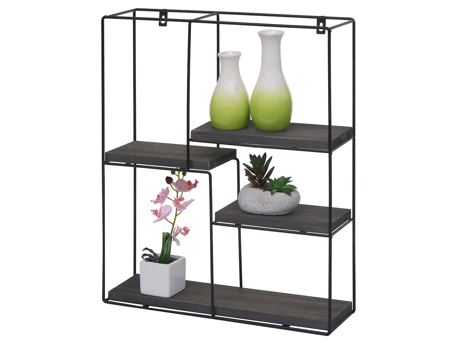 Wandplank MCW-K76,  donkergrijs