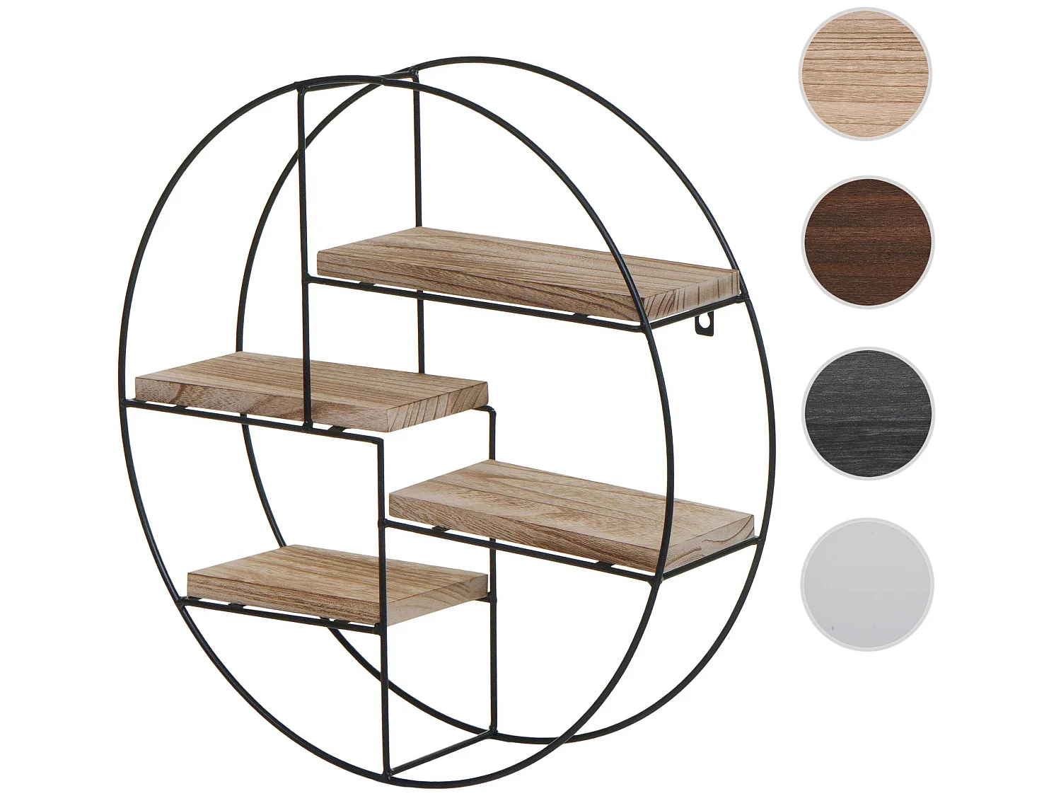 Étagère murale MCW-K76,  naturel