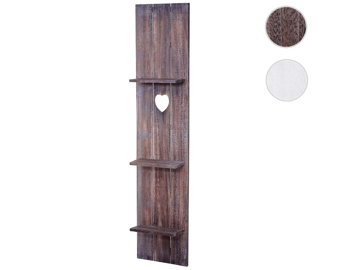 Étagère murale MCW-C92,  marron, shabby