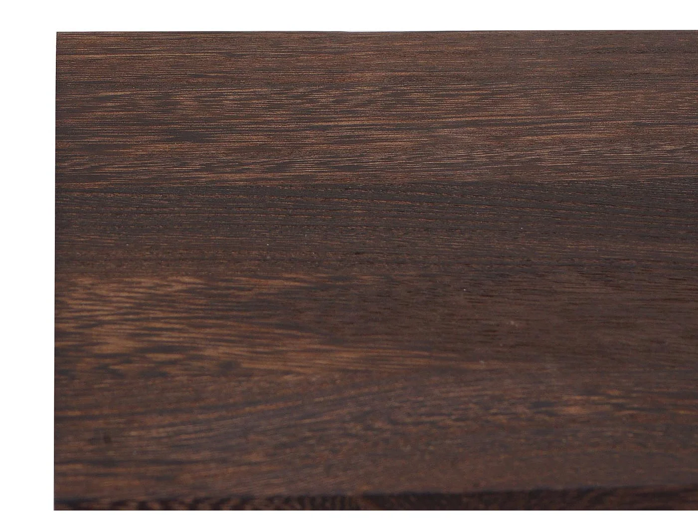 Prateleira de parede MCW-K78,  castanho escuro, metal preto