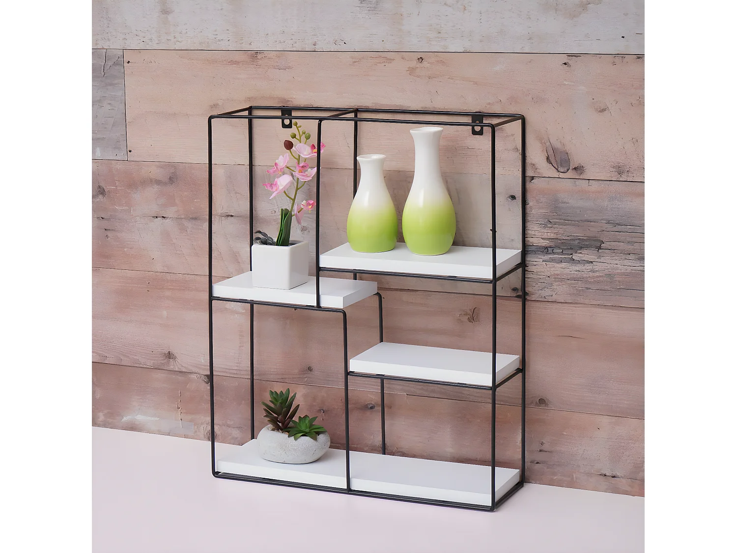 Estante de pared MCW-K76,  blanco