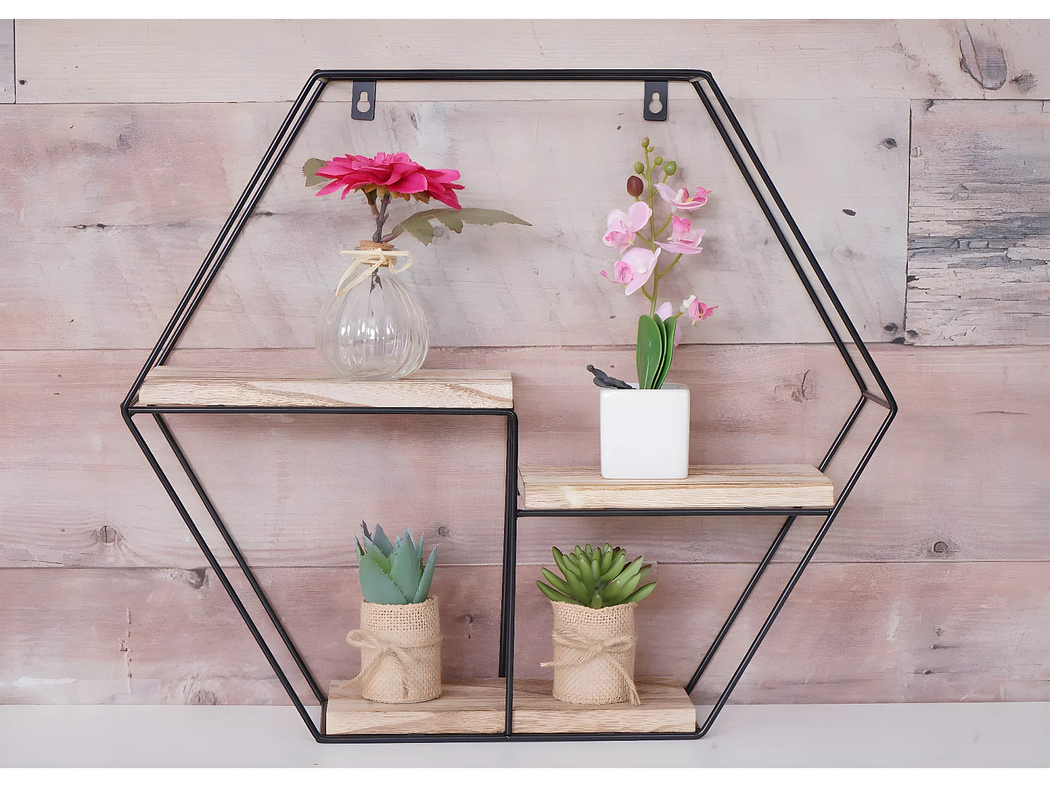 Étagère murale MCW-K76,  naturel