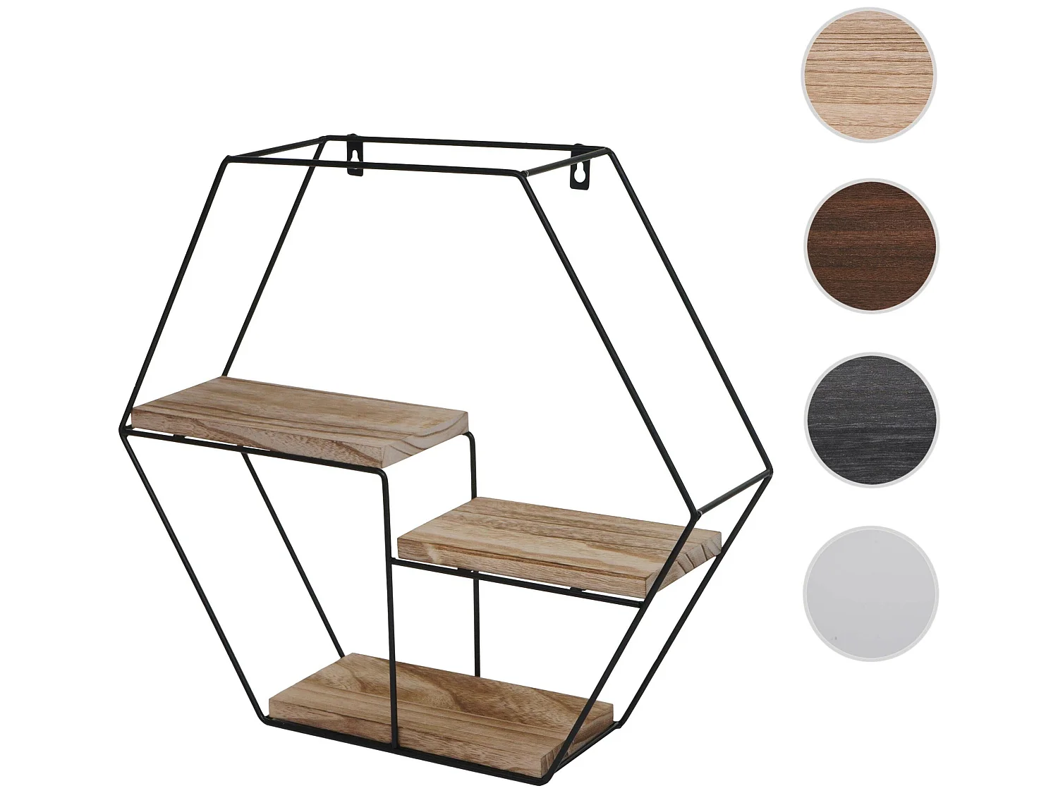 Étagère murale MCW-K76,  naturel