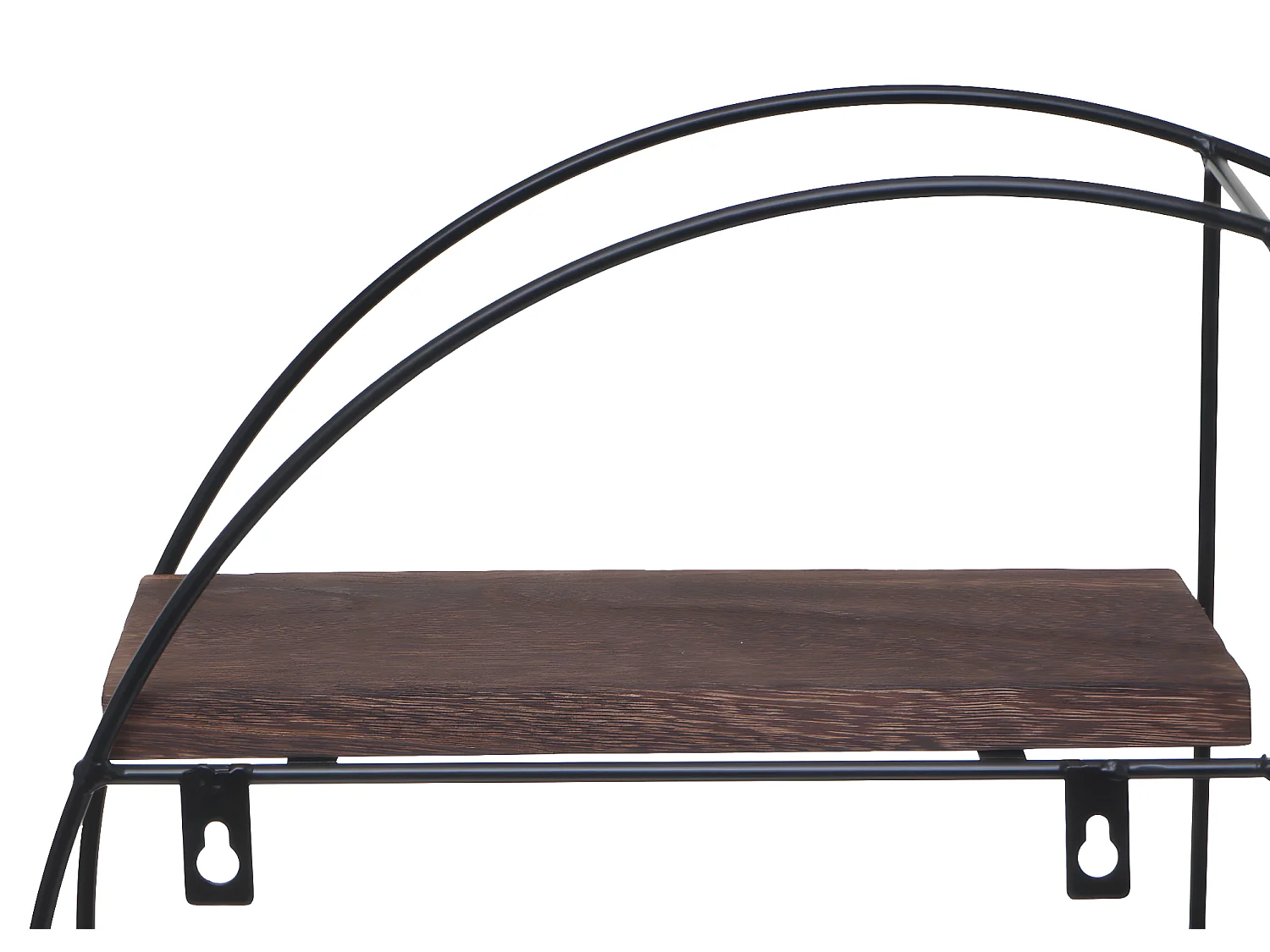 Estante de pared MCW-K76,  marrón oscuro