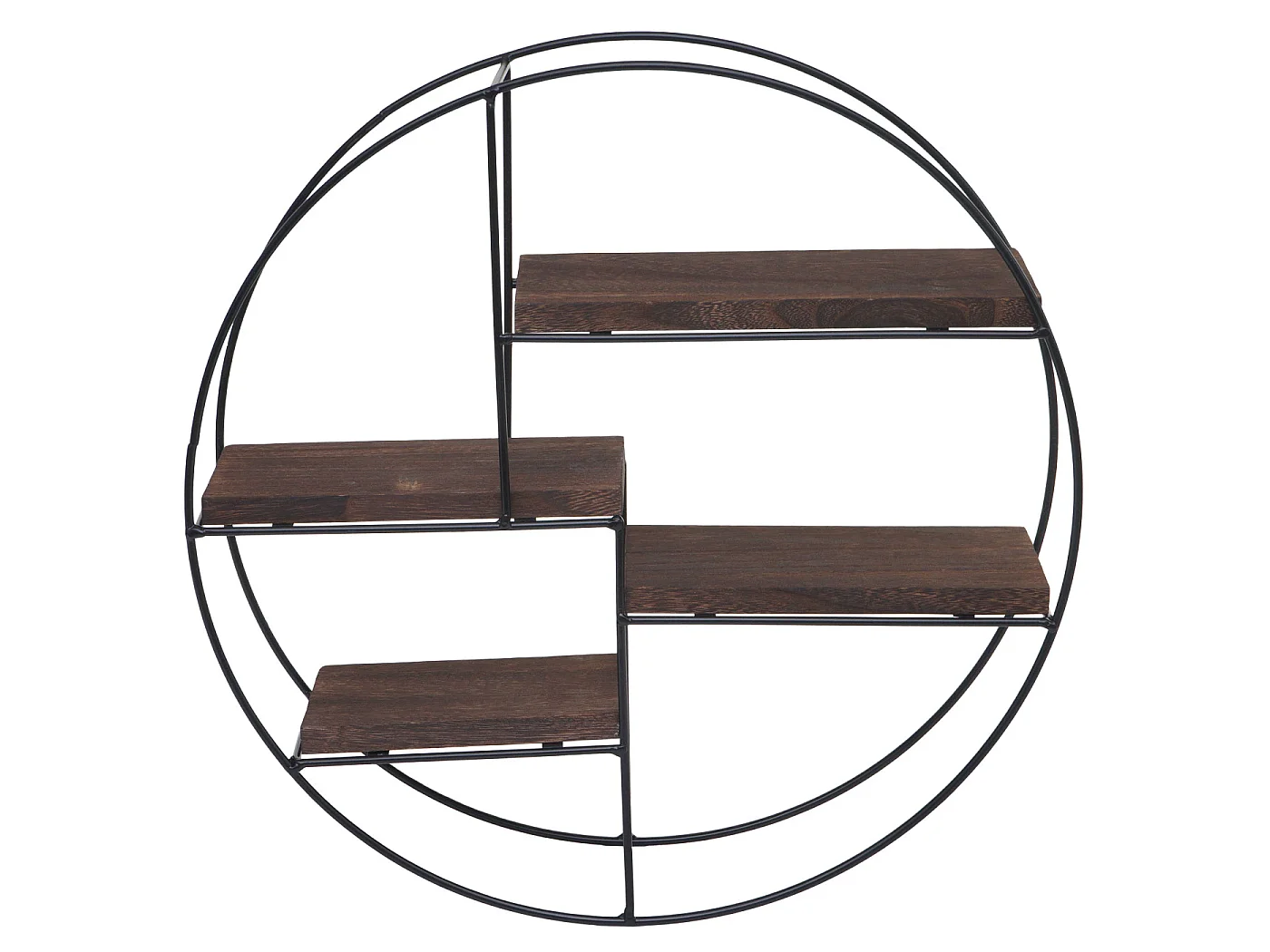 Wandregal MCW-K76, Dunkelbraun