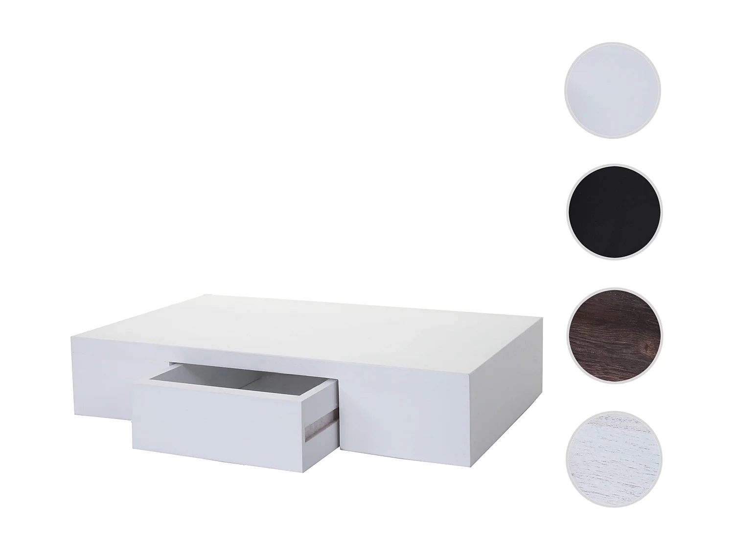 Półka ścienna Cher,  biała