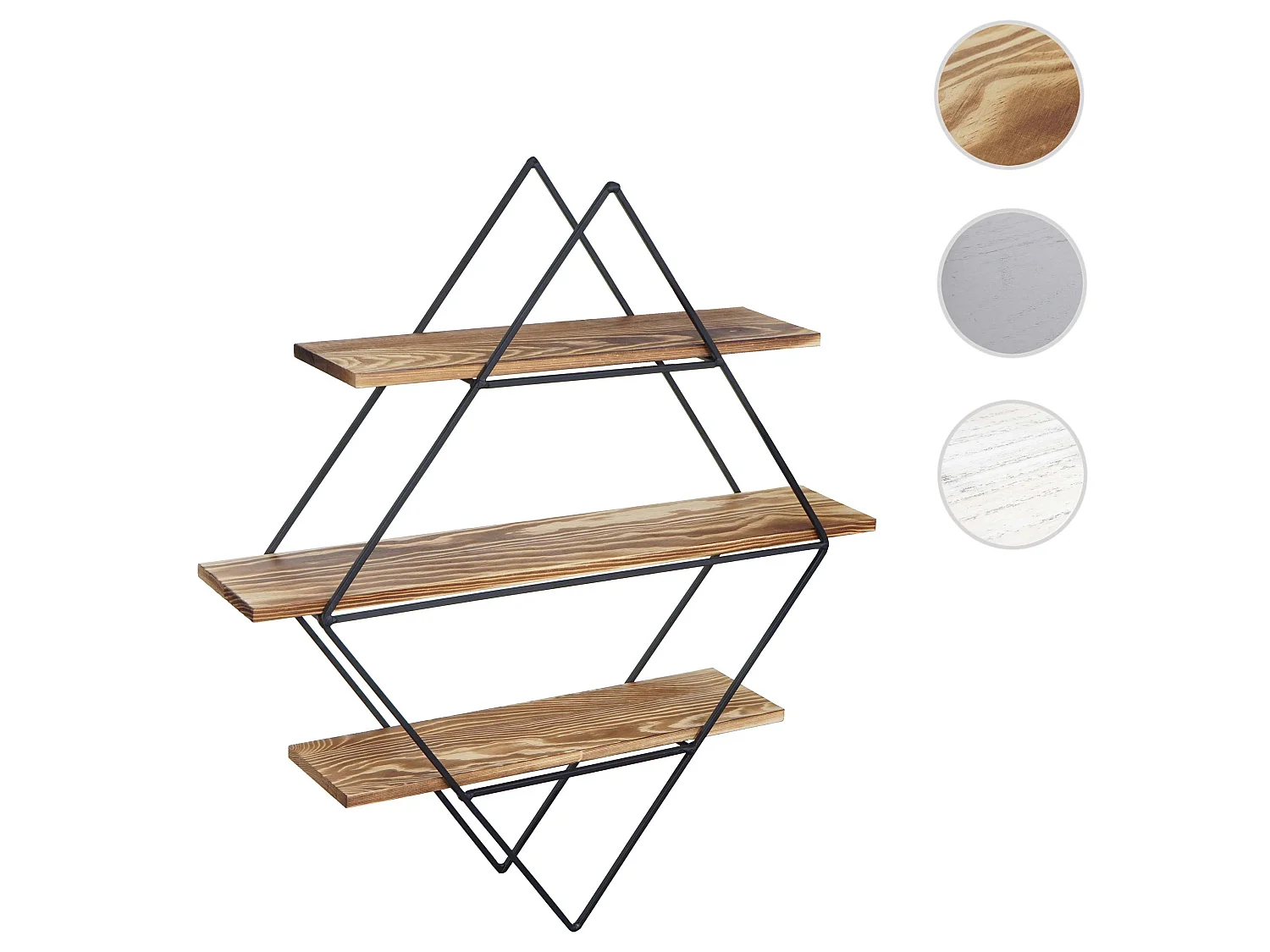 Półka ścienna MCW-A80,  brązowy