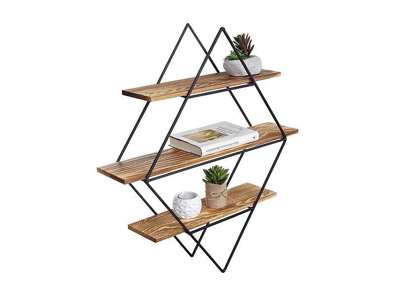 Półka ścienna MCW-A80,  brązowy