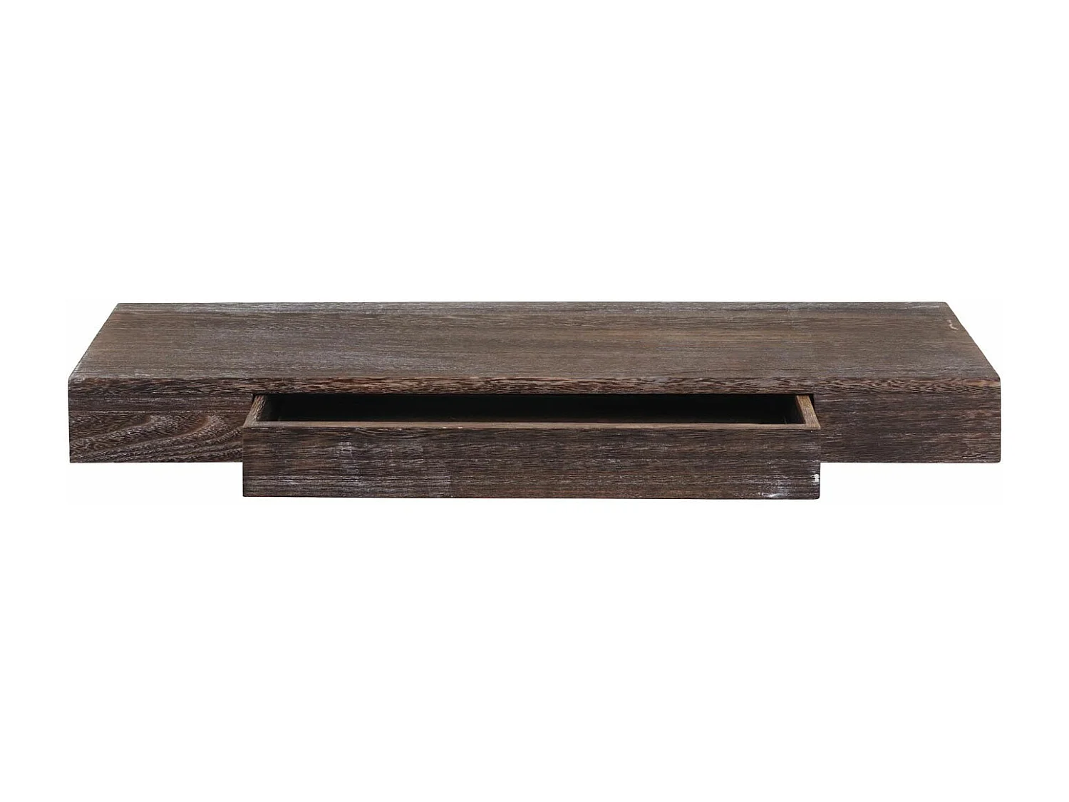 Étagère murale MCW-H37 Tiroir,  brun, shabby