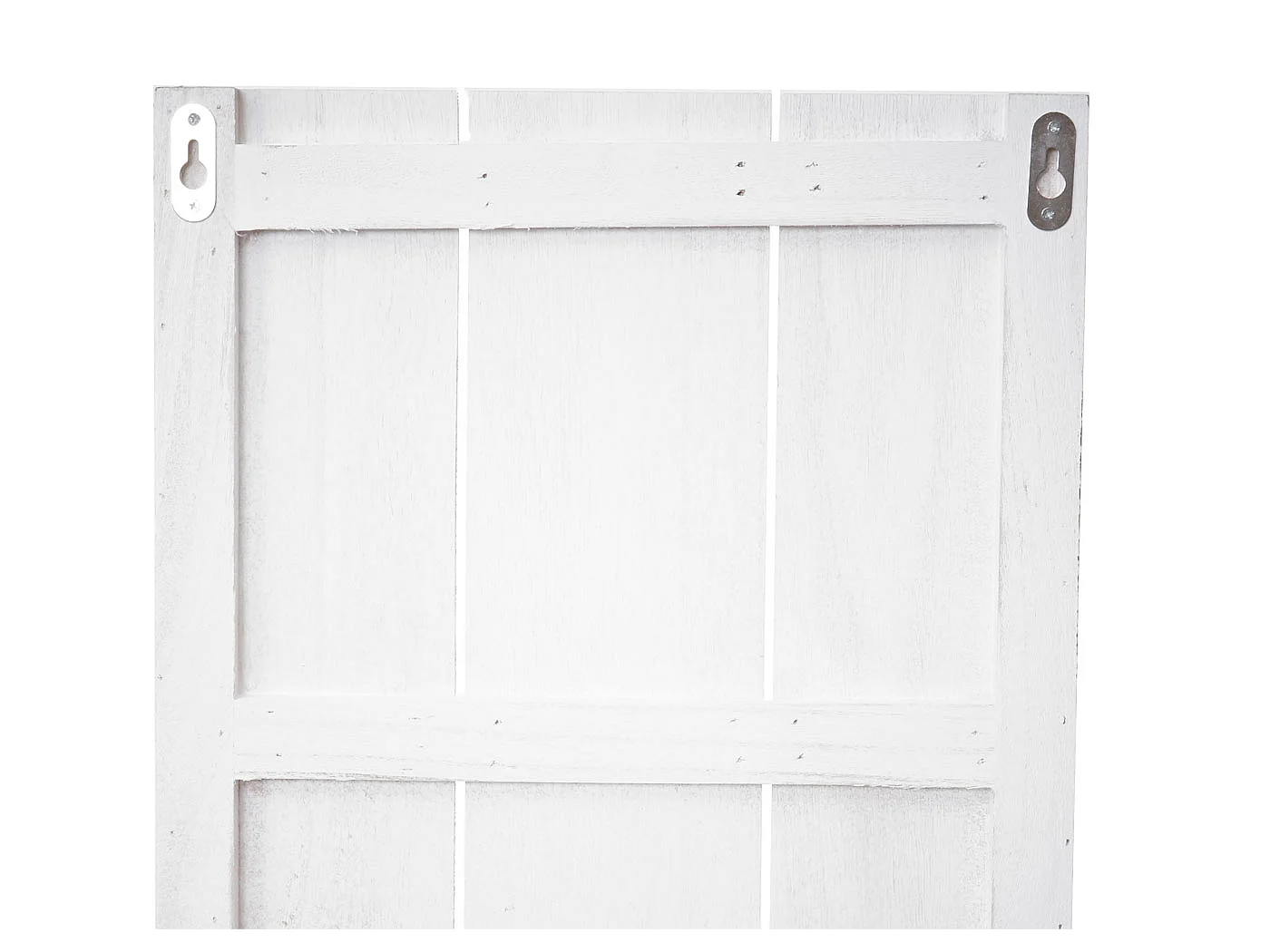 Étagère murale MCW-C92,  blanc, gris foncé, shabby