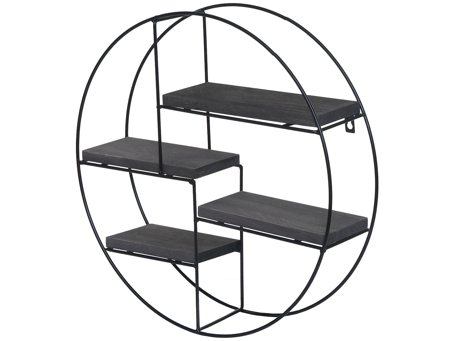 Estante de pared MCW-K76,  gris oscuro