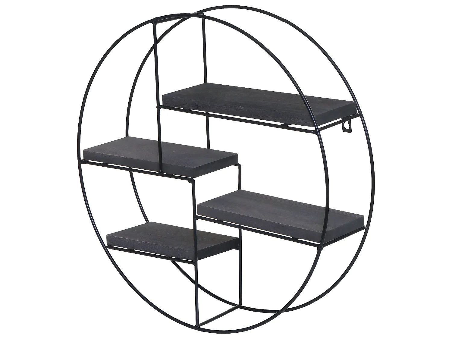 Estante de pared MCW-K76,  gris oscuro