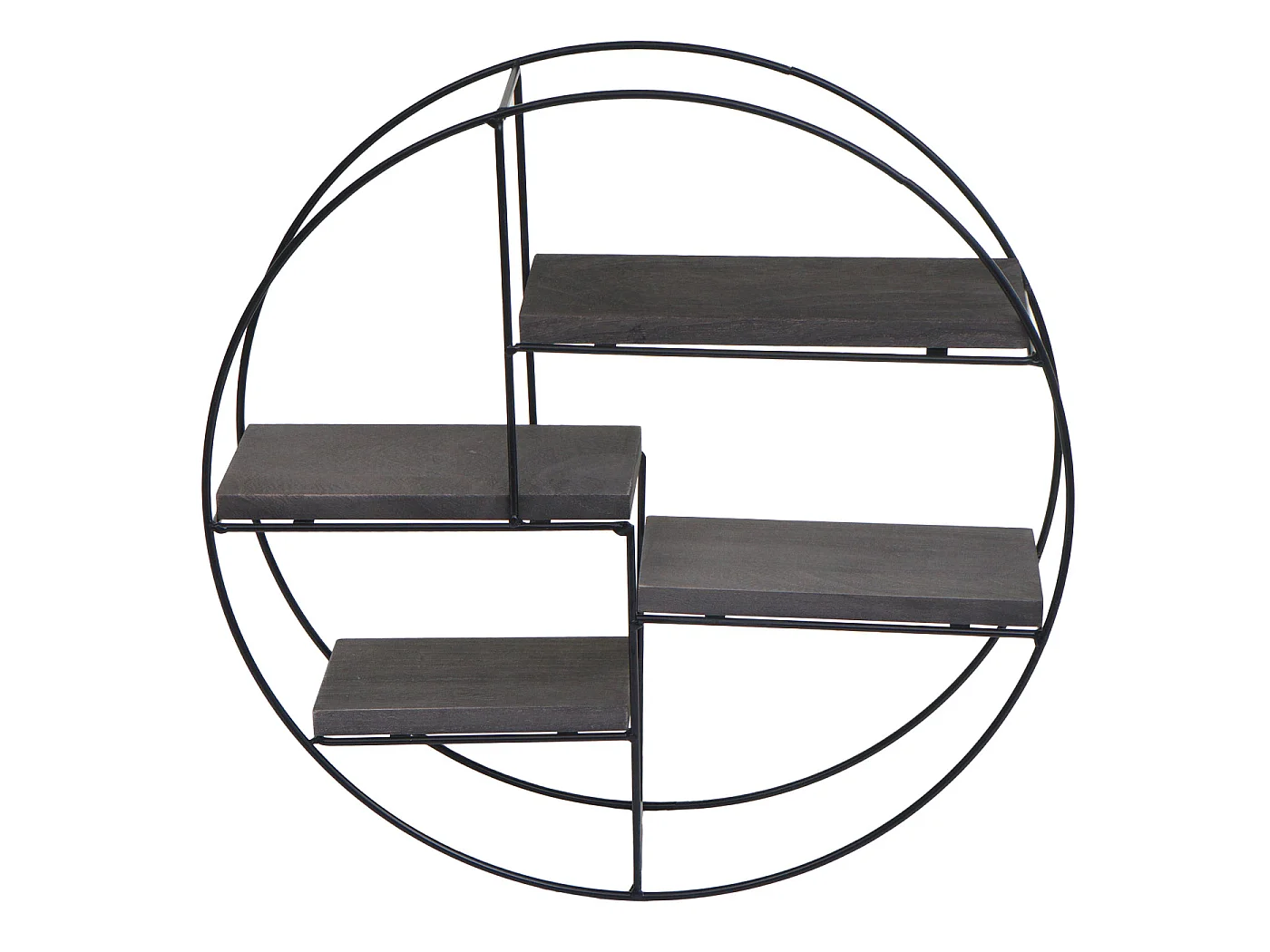 Étagère murale MCW-K76,  gris foncé