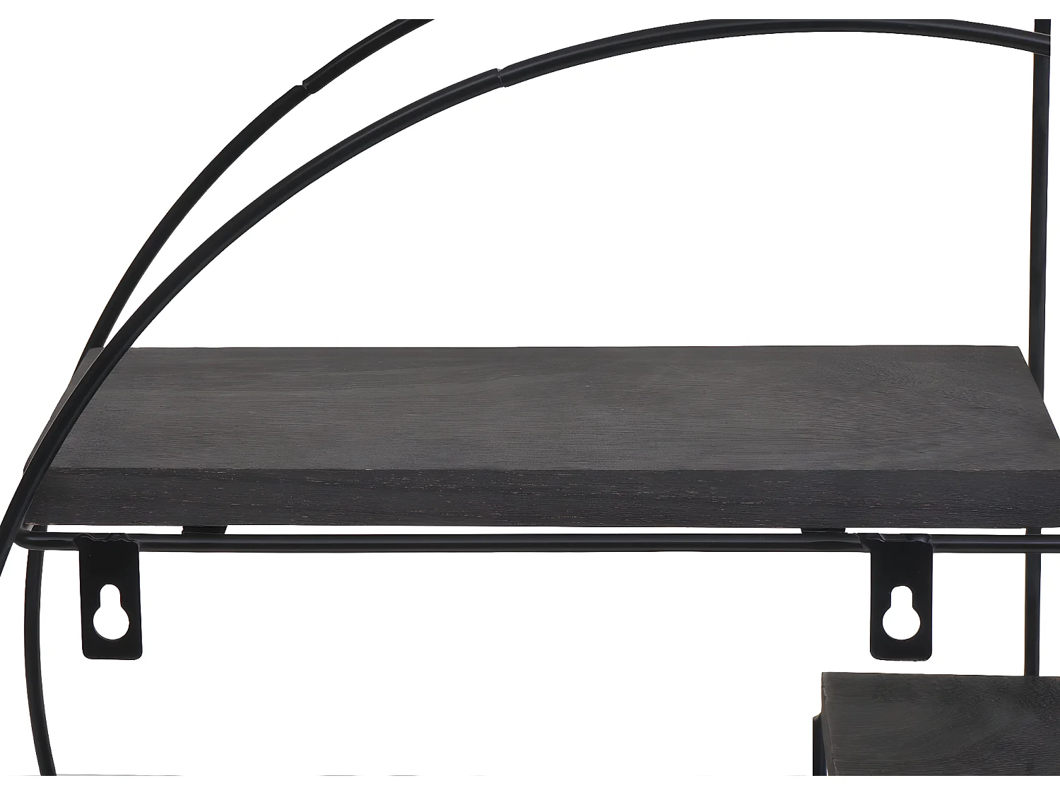 Étagère murale MCW-K76,  gris foncé