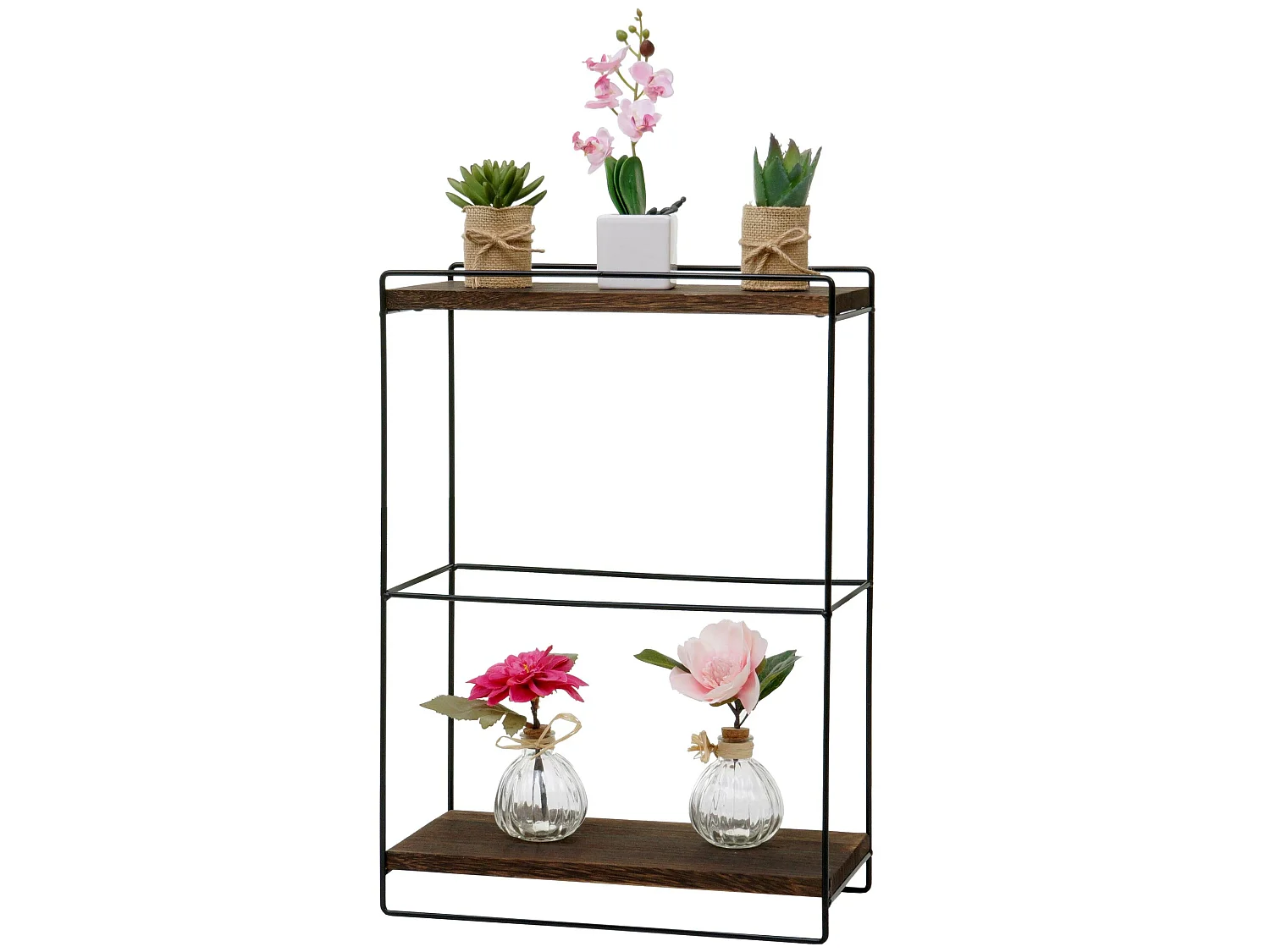 Półka ścienna MCW-K77,  ciemny brąz