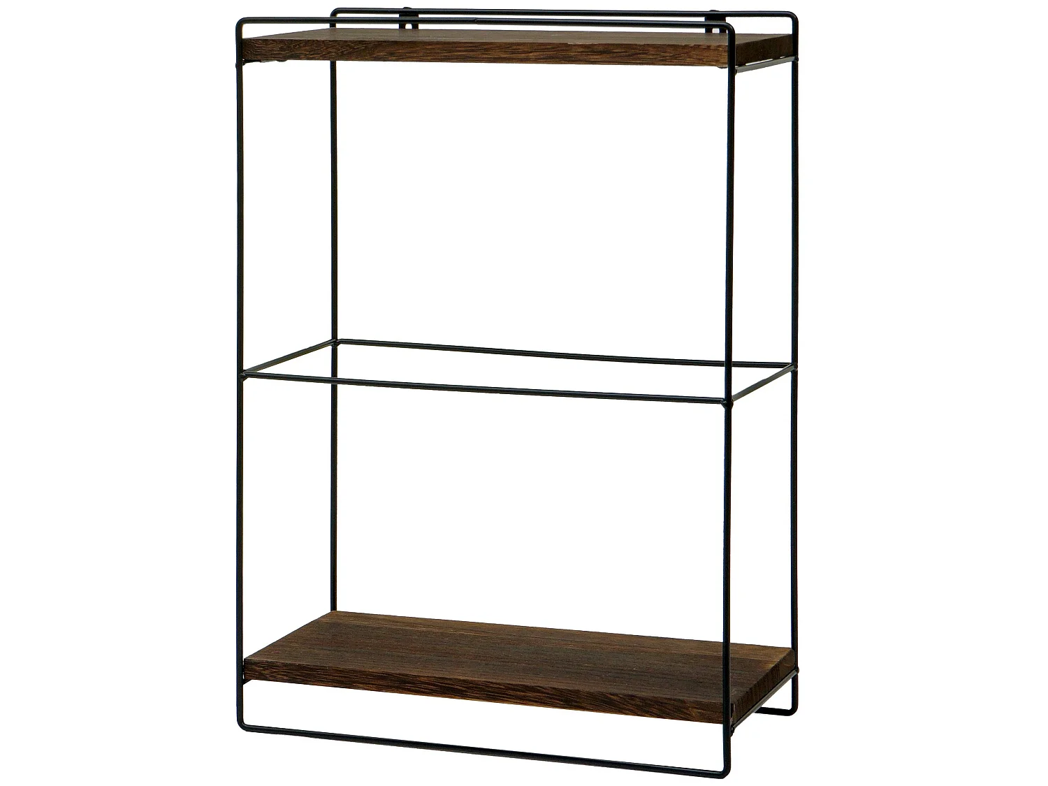 Półka ścienna MCW-K77,  ciemny brąz