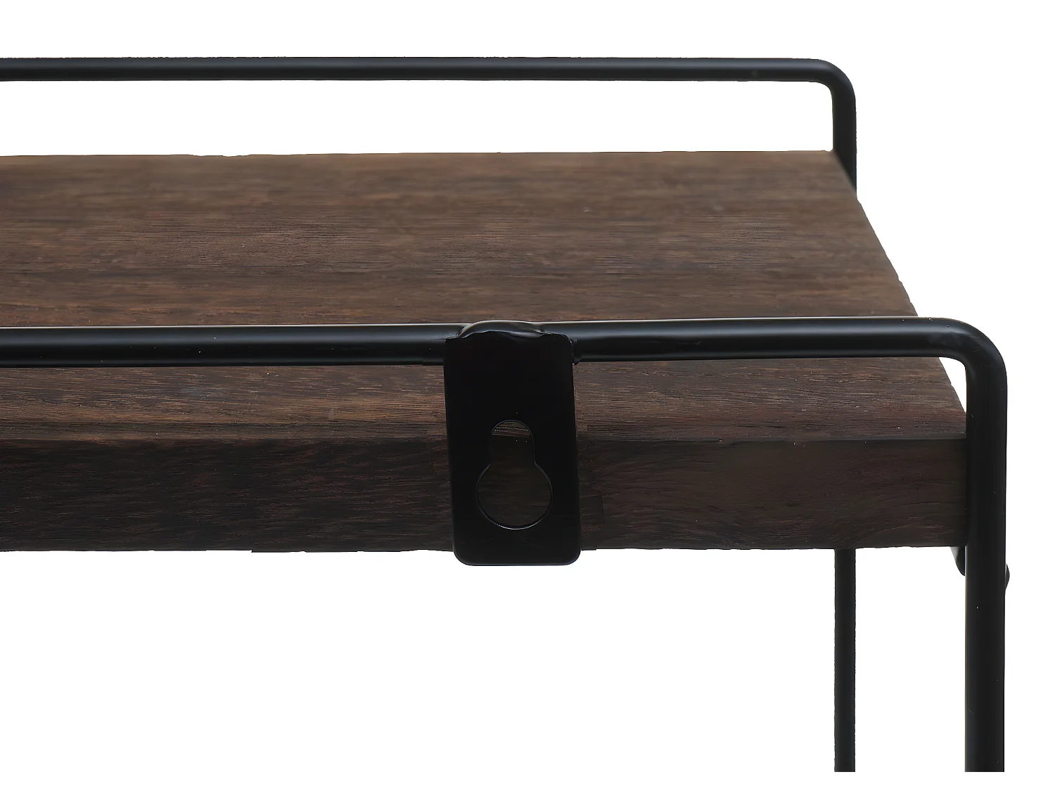 Półka ścienna MCW-K77,  ciemny brąz