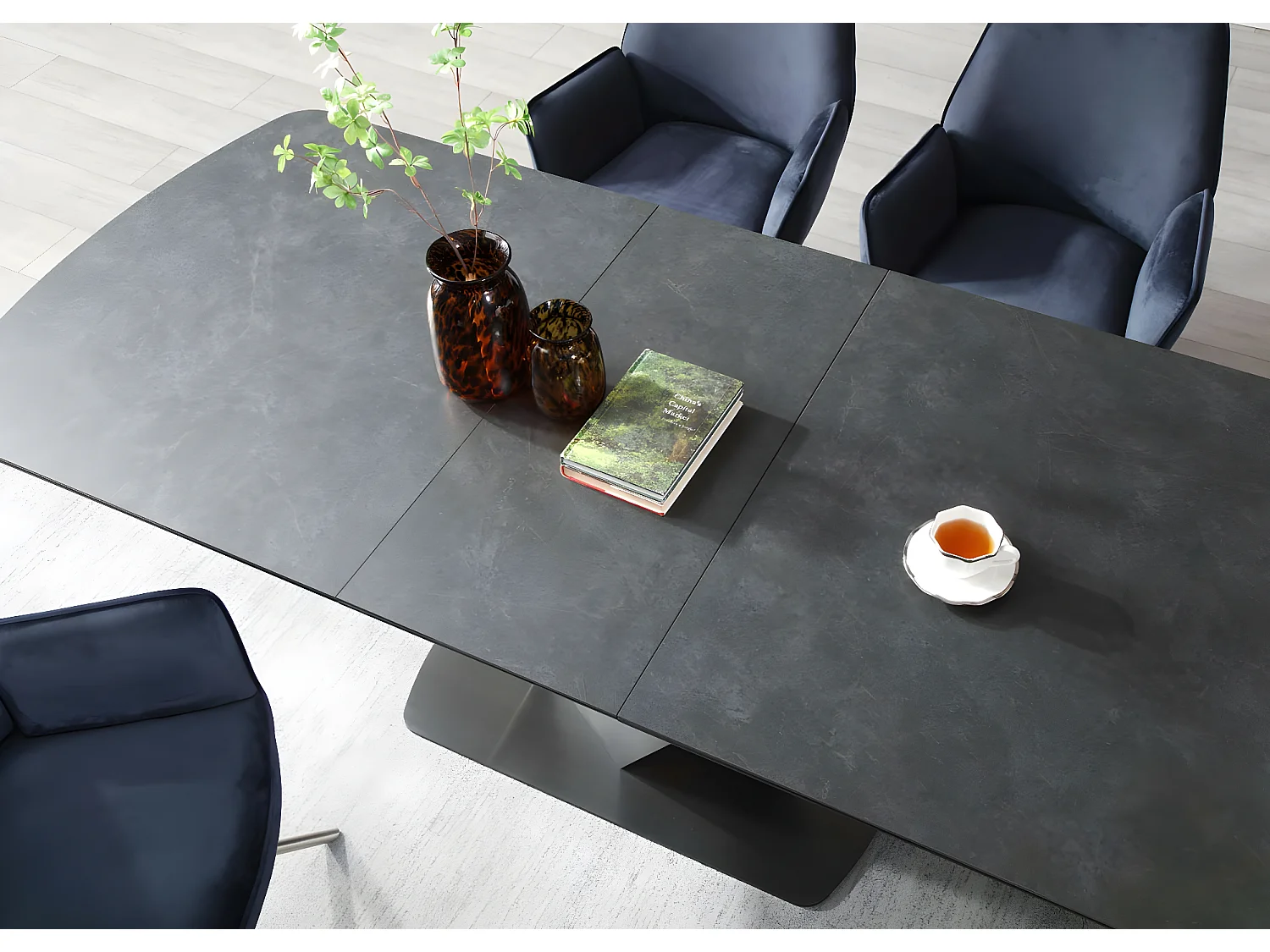 Esstisch MCW-J73, Schwarz