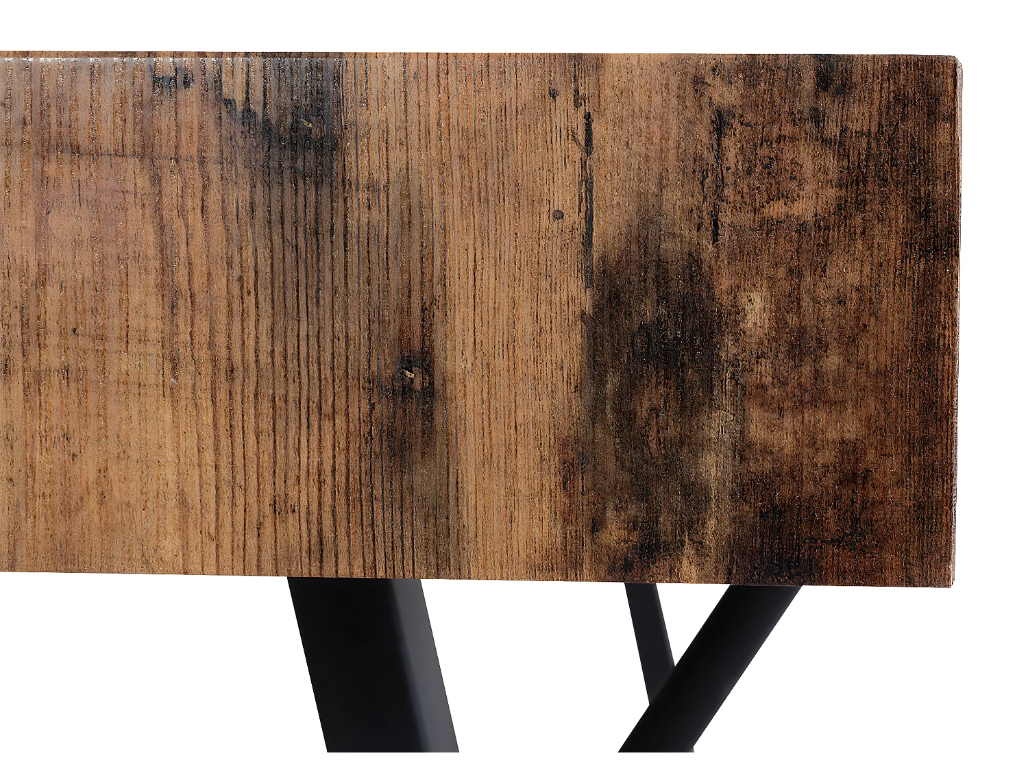 Eettafel MCW-L54,  donker wild eiken