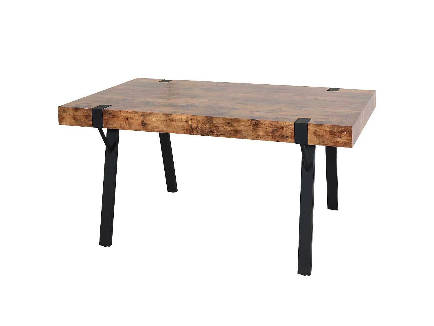 Mesa de jantar MCW-L54,  carvalho selvagem escuro