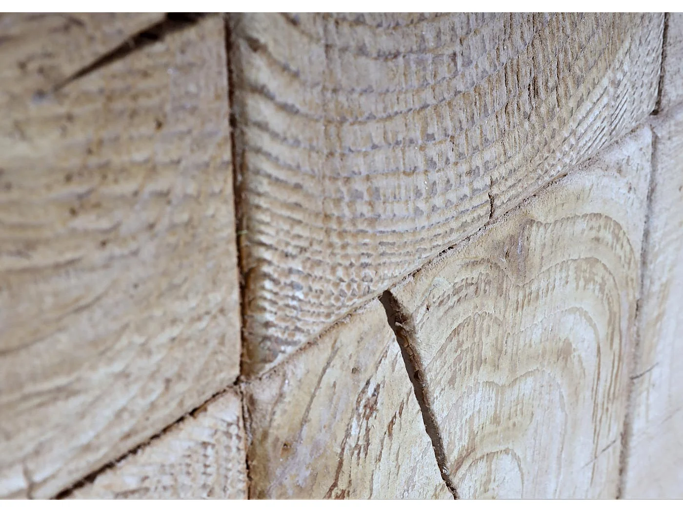 Esstisch MCW-L76, Tisch Esszimmertisch, rund Industrial Massiv-Holz MVG-zertifiziert 74x120cm, natur mit Metall-Optik