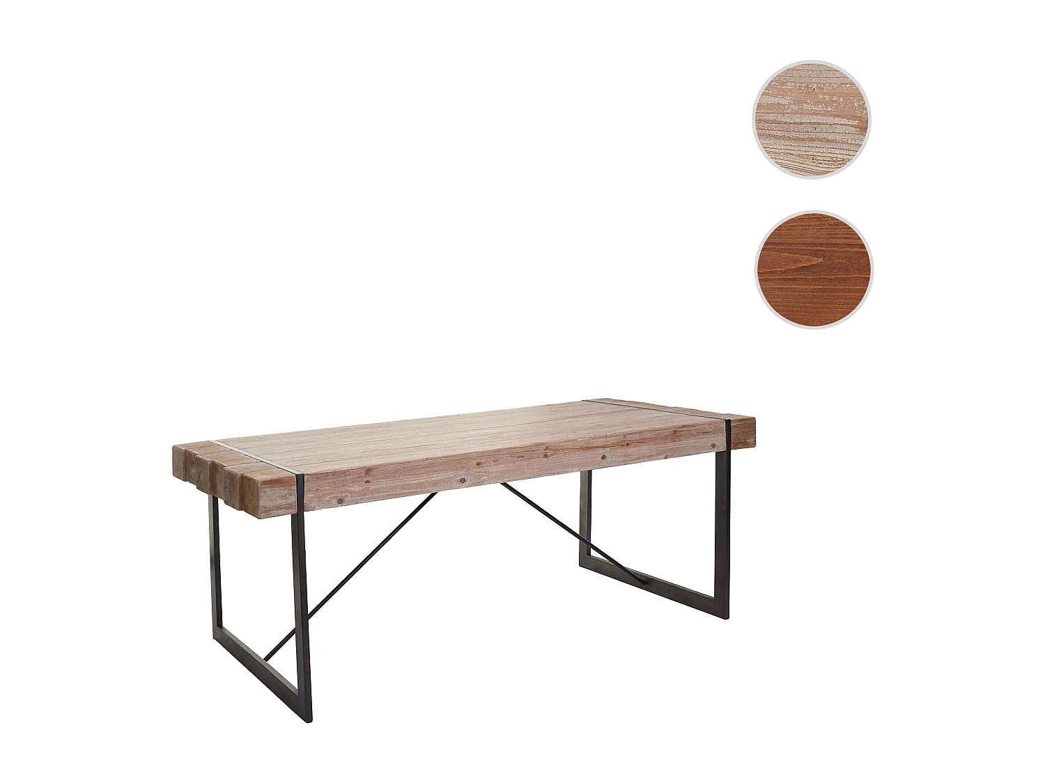 Esszimmertisch MCW-A15, Naturfarben 80x180x90cm