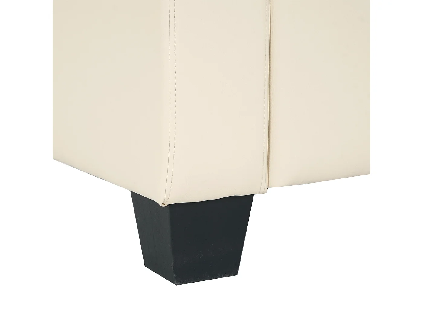 2er Sofa Moncalieri Kunstleder, Creme