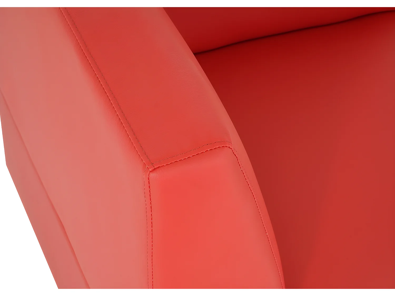 Modułowa sofa 3-osobowa Moncalieri,  czerwony, wysokie podłokietniki