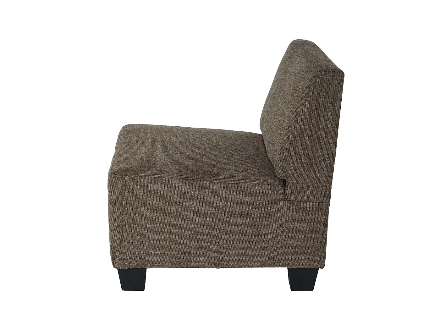 Modułowa 4-osobowa sofa Moncalieri,  brązowa