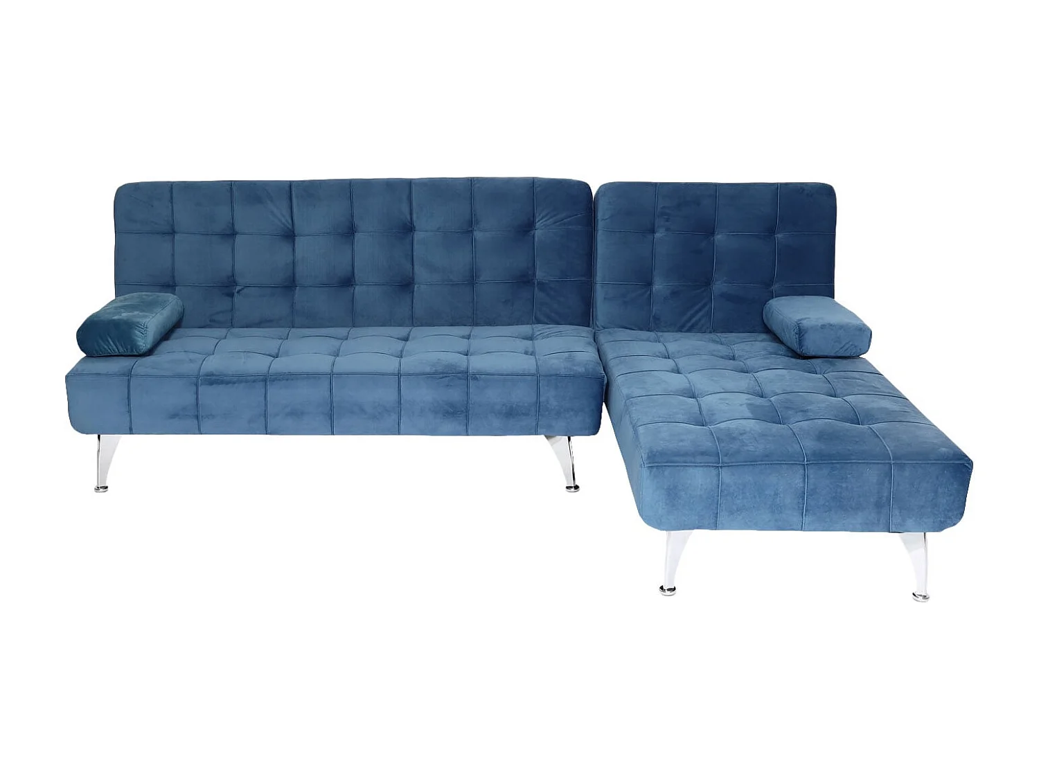Schlafsofa MCW-K22, Samt blau
