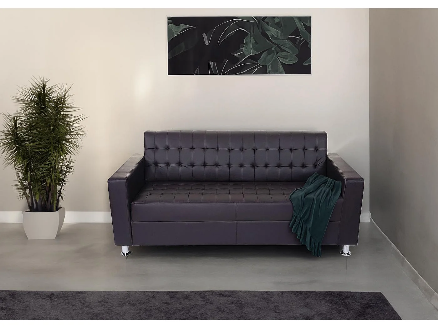 3er Sofa Pori, Coffee