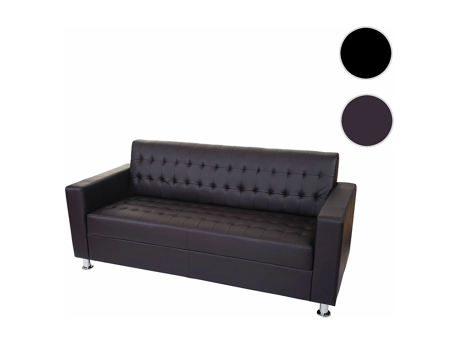 3er Sofa Pori, Coffee