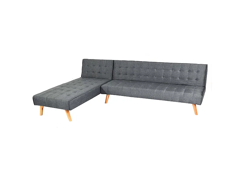 Sofa narożna MCW-K38,  ciemnoszary