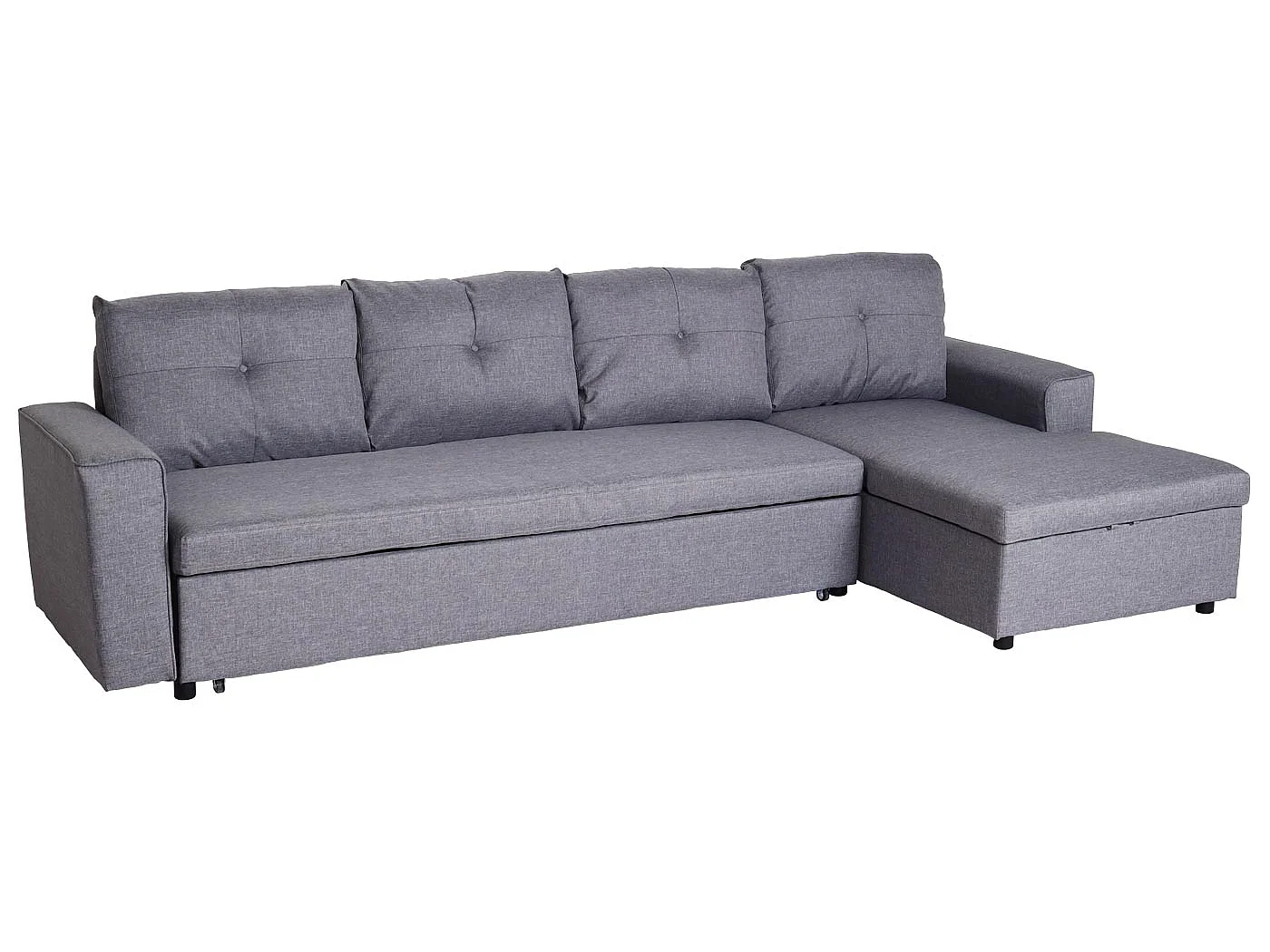 Narożnik z pojemnikiem MCW-L16,  szary