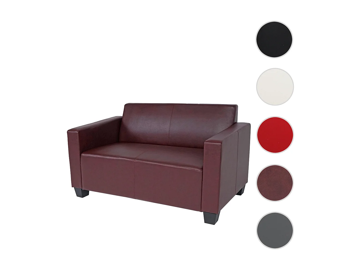 2-zitsbank Moncalieri,  roodbruin