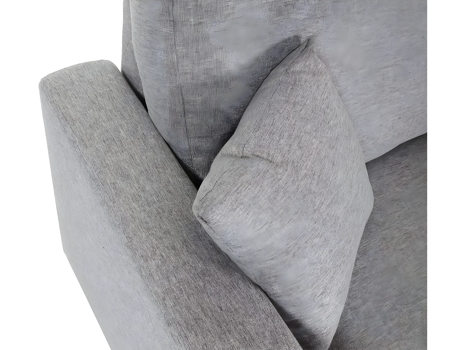 Ecksofa mit Bettkasten MCW-L17, Grau