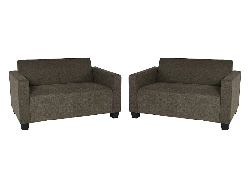 Moncalieri bankstel (set van 2),  bruin