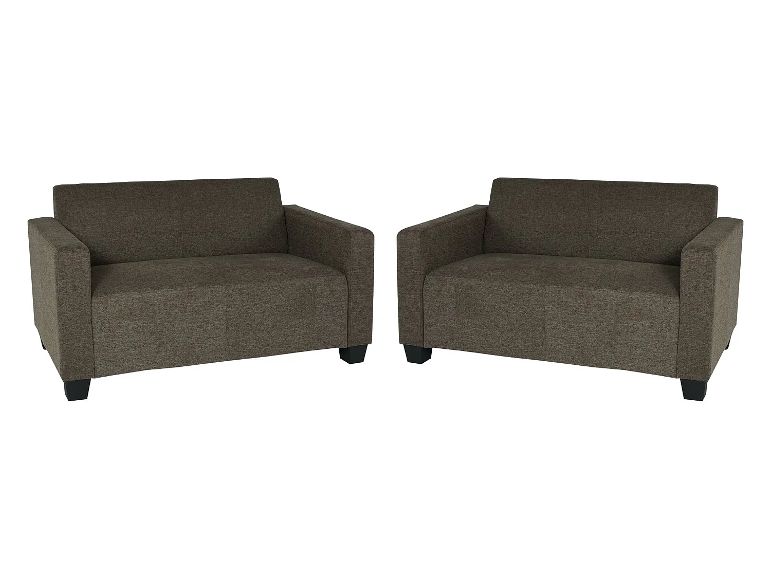 Moncalieri bankstel (set van 2),  bruin