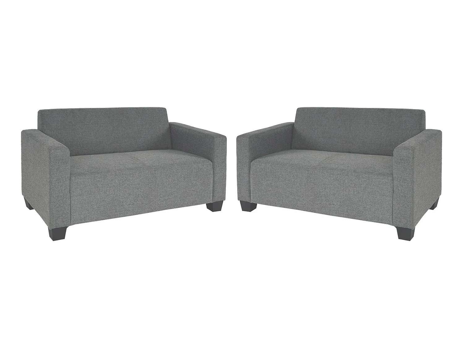 Zestaw sof Moncalieri (zestaw 2 sztuk),  szary