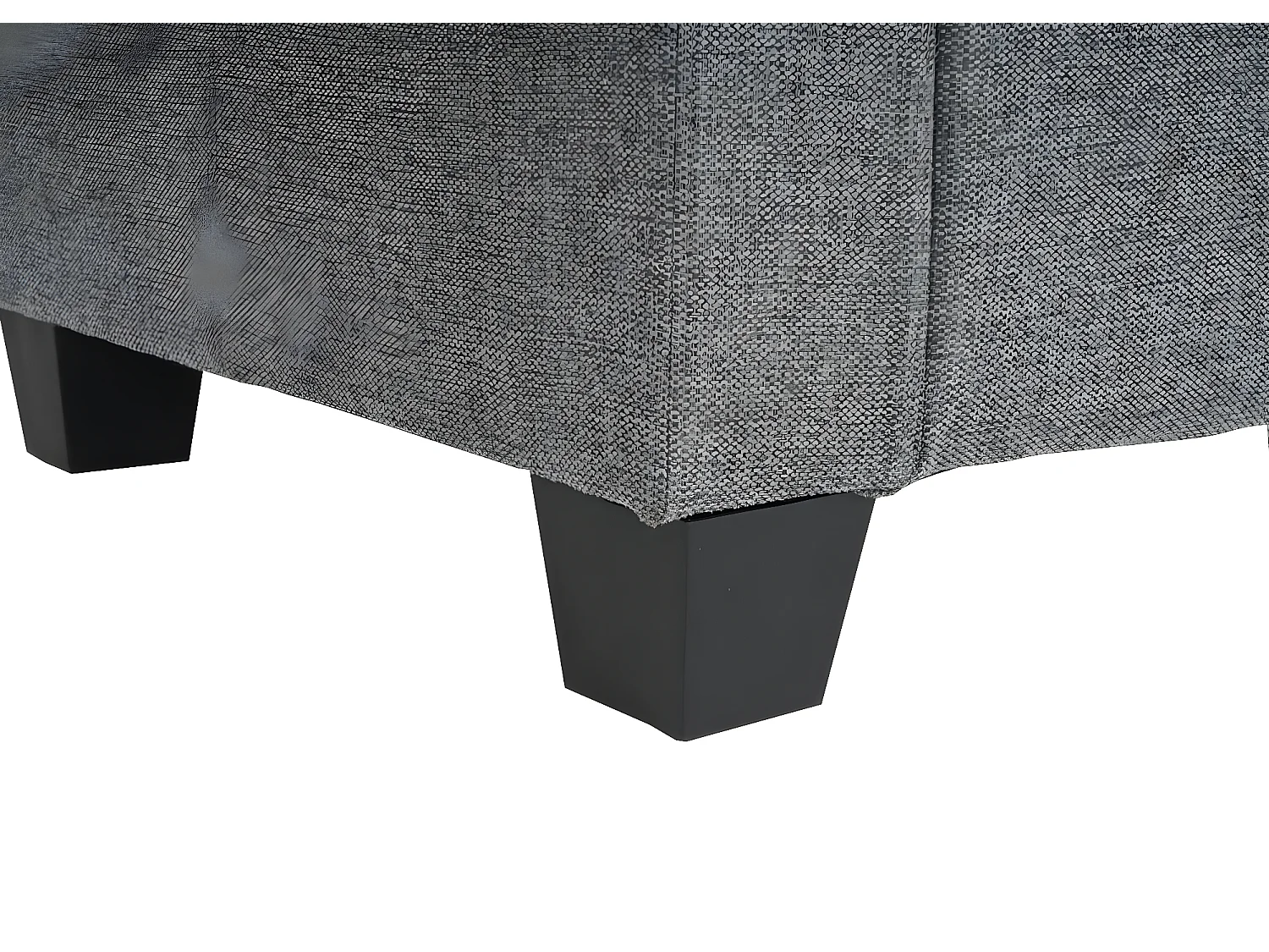 Sofá modular de 3 lugares Moncalieri,  cinzento, sem apoios de braços