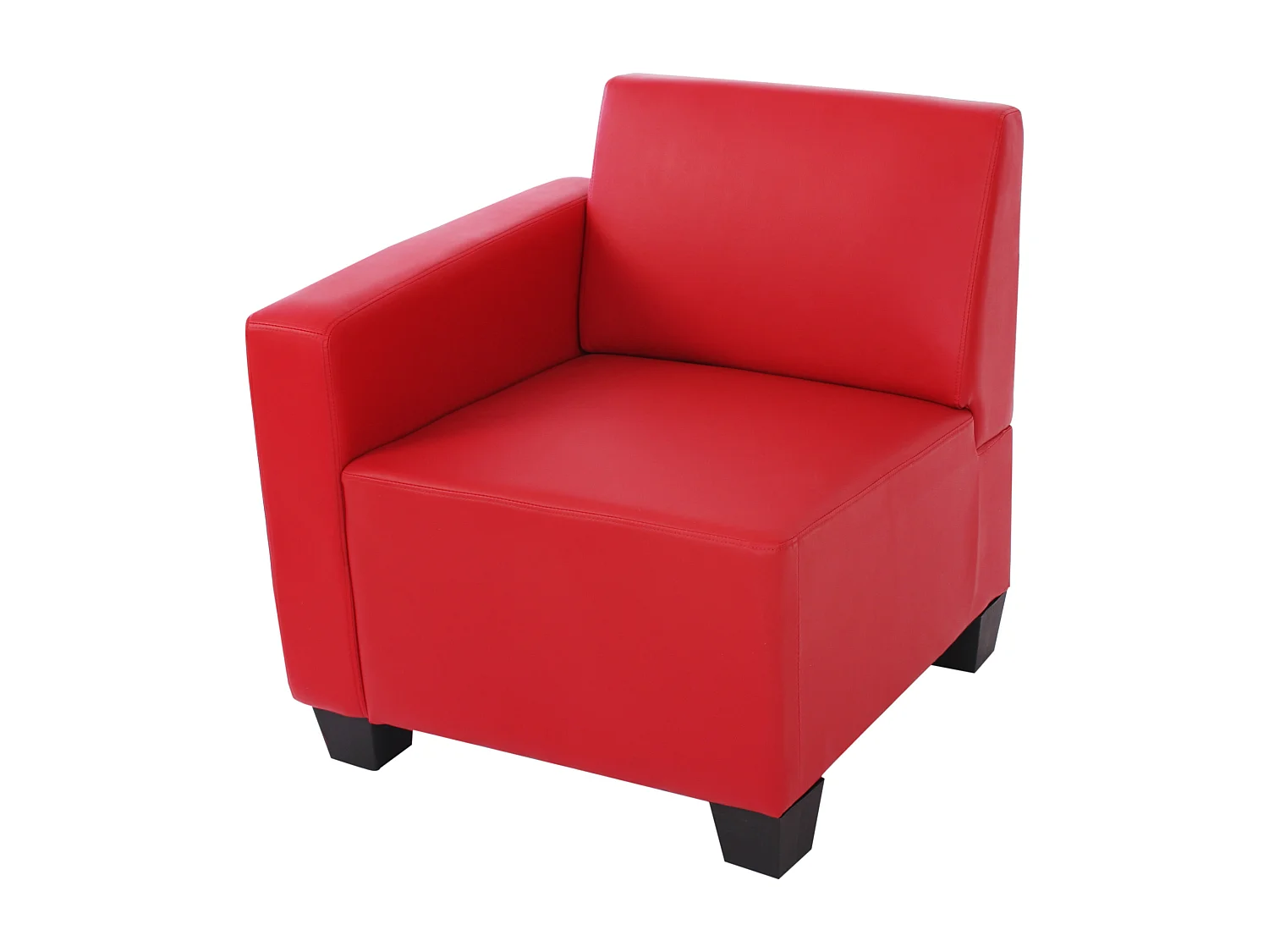 4-osobowa sofa Moncalieri,  czerwona