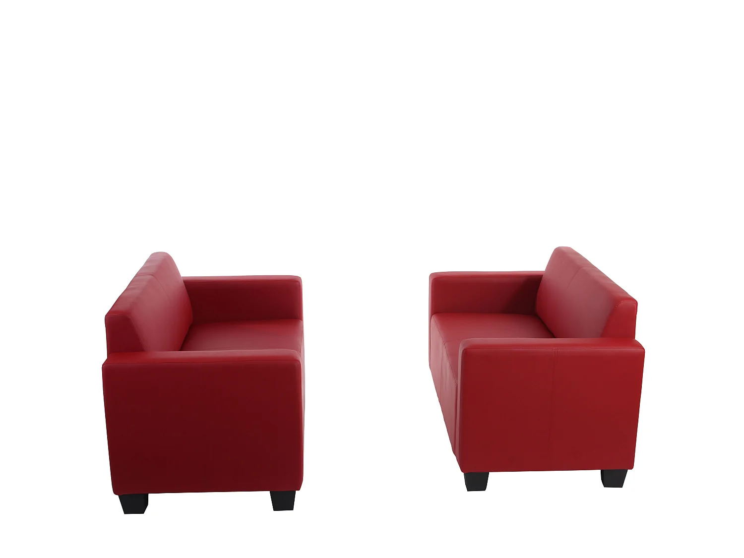 Moncalieri bankstel (set van 2),  rood