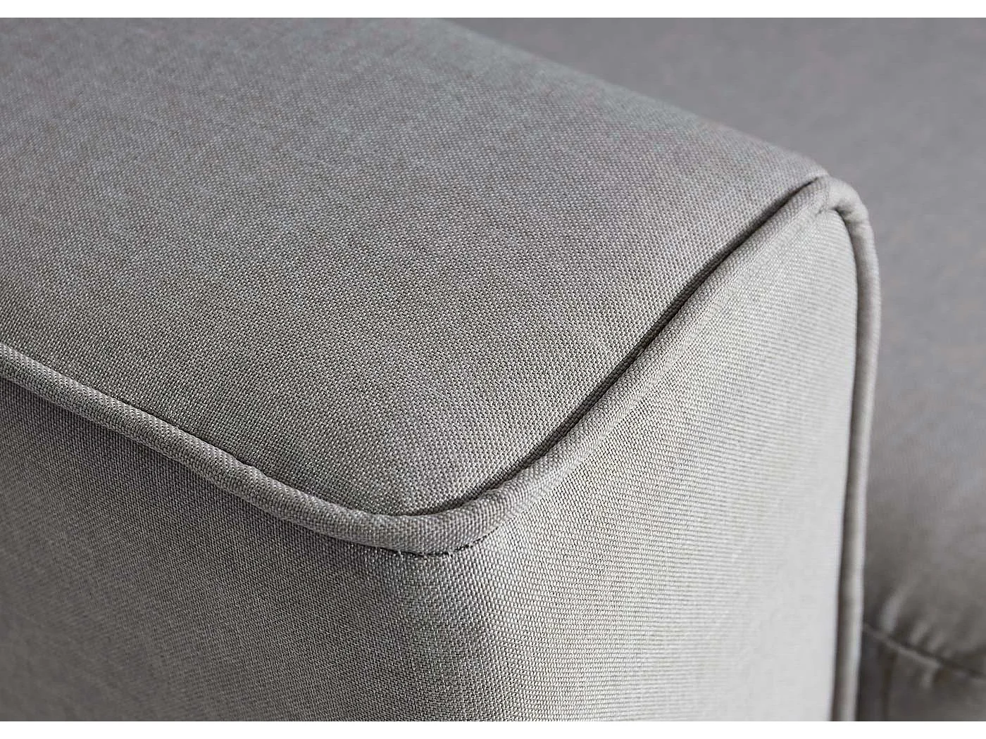 Divano letto angolare con penisola sofà reclinabile MCW-L16 molle nosag tessuto beige