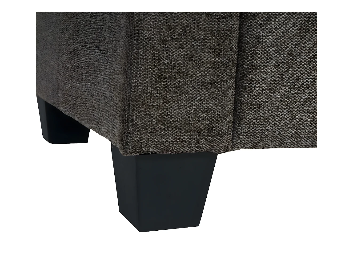 Sofá modular 3 plazas Moncalieri,  marrón, sin reposabrazos