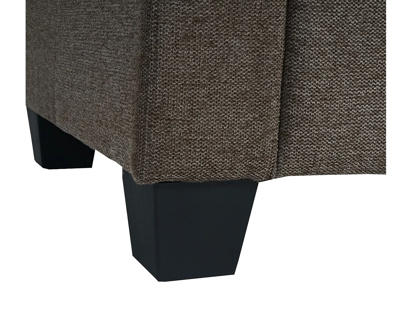 Modułowa sofa 3-osobowa Moncalieri,  brązowa, bez podłokietników