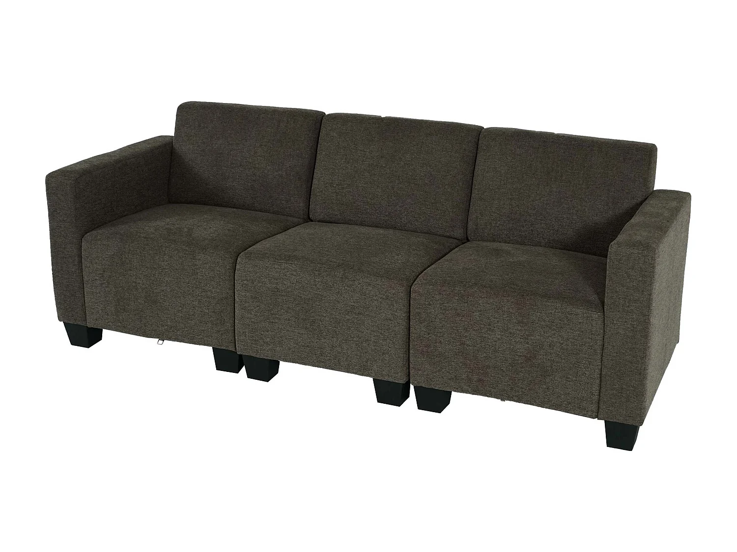 Modułowa sofa 3-osobowa Moncalieri,  brązowy