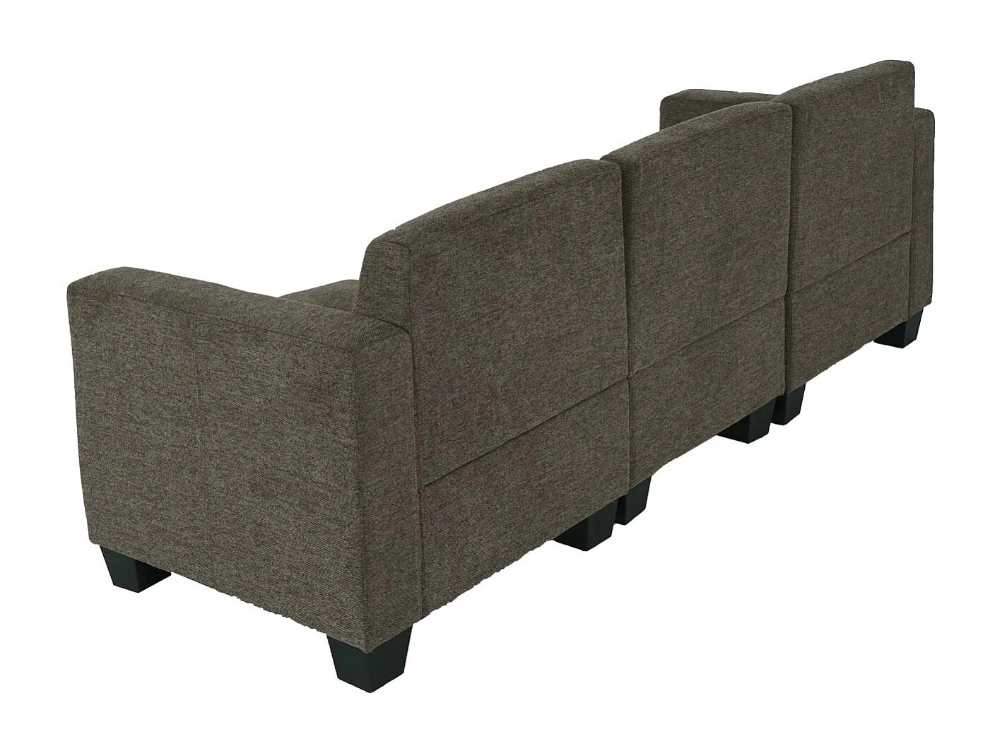 Modułowa sofa 3-osobowa Moncalieri,  brązowy